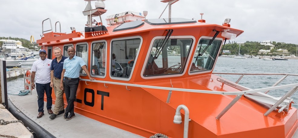 New Pilot Boat Arrives in Bermuda