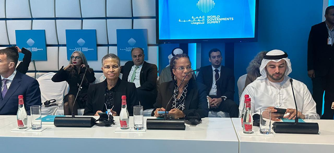 Minister Wilson represents Bermuda at the World Governments Summit