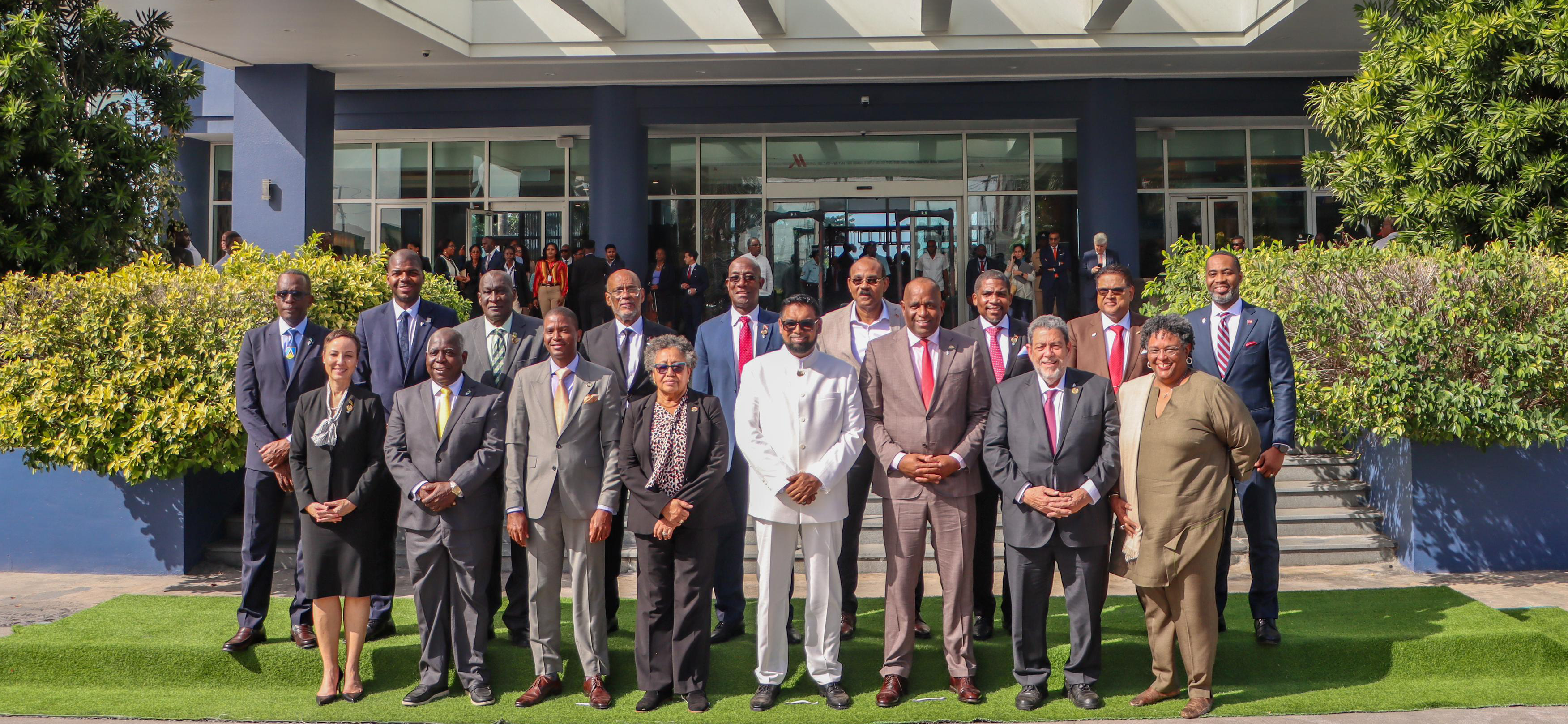 Premier Engages with Heads of Government at 46th CARICOM Meeting