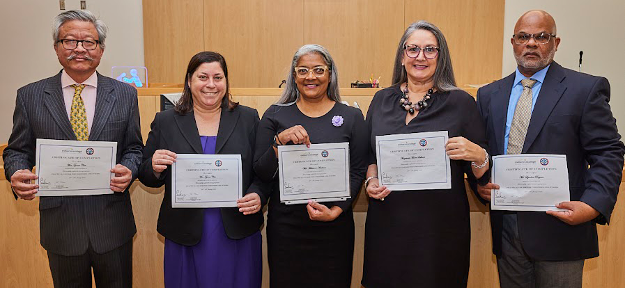 Magistrates Complete International Training Course