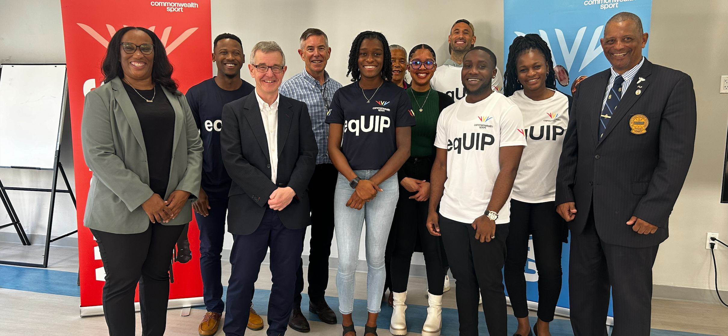 Ministry of Tourism, Culture and Sport and the Bermuda Olympic Association Welcomed the Commonwealth Games Federation President and Vice President to Bermuda at eqUIP Internship Workshop