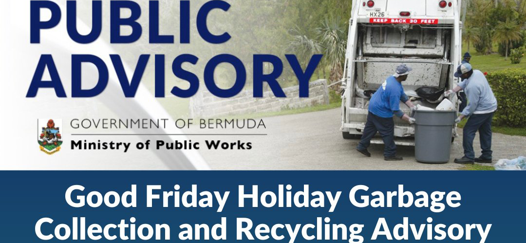 Waste Collection Schedule Altered for Good Friday Holiday; Recycling Unaffected