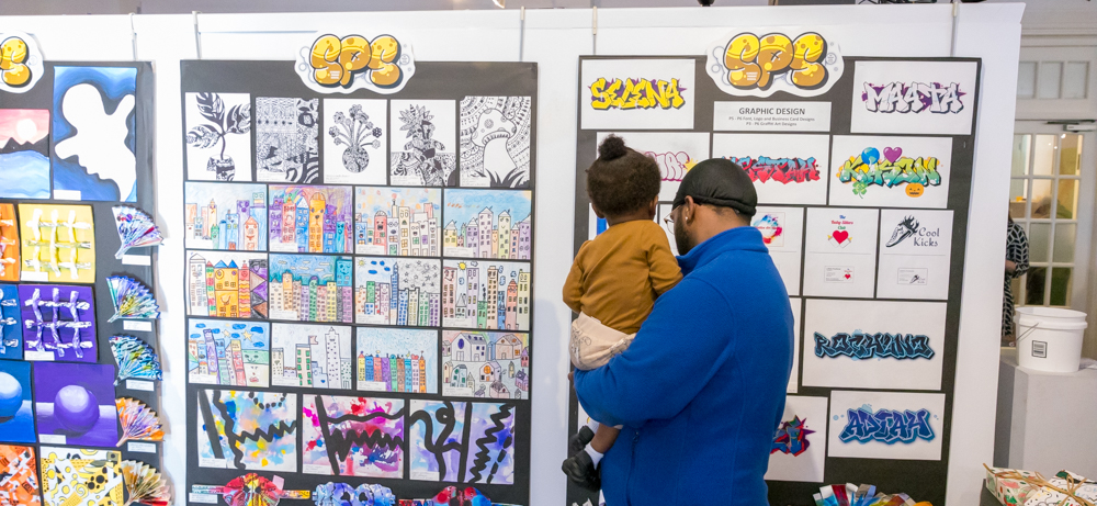 Primary School Art Exhibit Opens