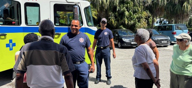 Bermuda Fire & Rescue Service Volunteers Engage Seniors in Community Outreach Effort