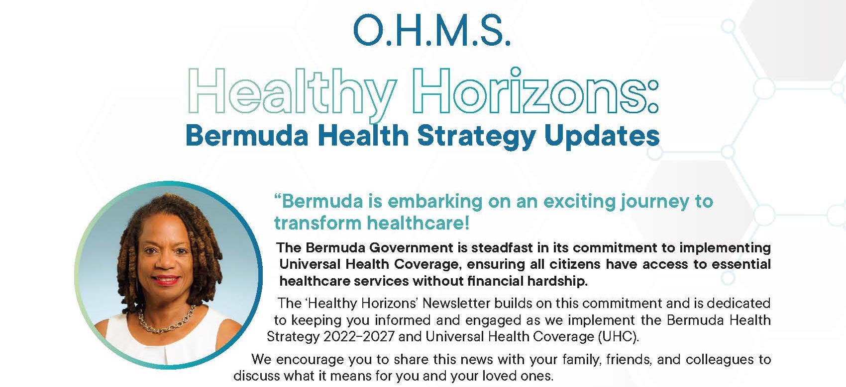 Launch of “Healthy Horizons” Bermuda Health Strategy Updates Mailer