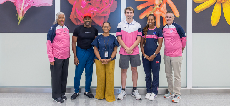 Welcome home to Bermuda’s Olympians ~ Jack Harvey and Erica Hawley