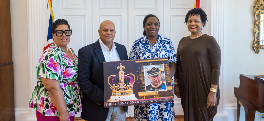 Bermuda Post Office Commemorative Stamp Presentation to the Governor