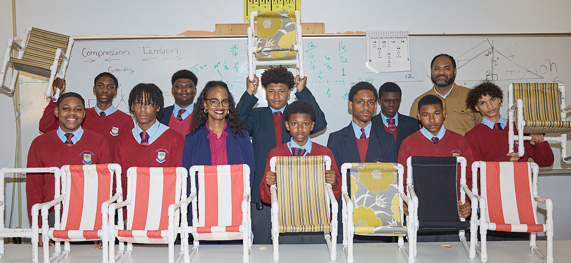 Cedarbridge Academy Students Build Skills with Toddler Chair Project