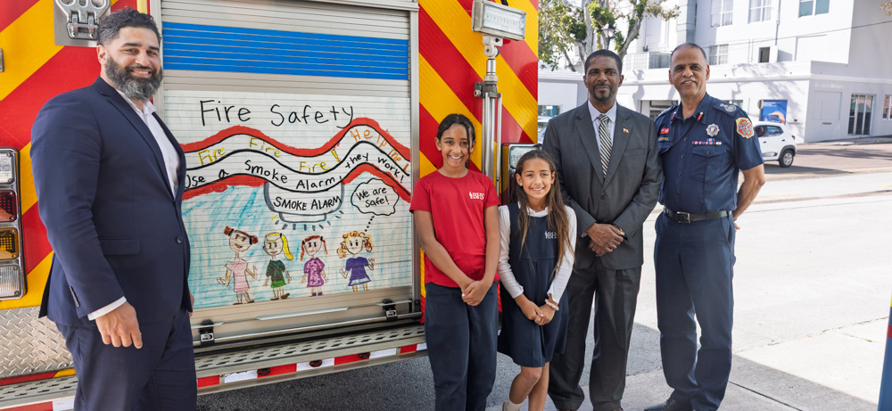 Young Isabella Brielle Daniels Wins 2024 Fire Safety Awareness Week Poster Contest