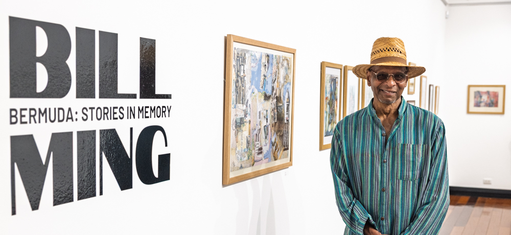 Minister Darrell Attends Preview of Bill Ming’s Latest Exhibition