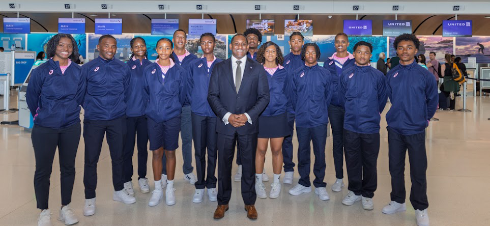 Bermuda’s Track & Field CARIFTA Team departs