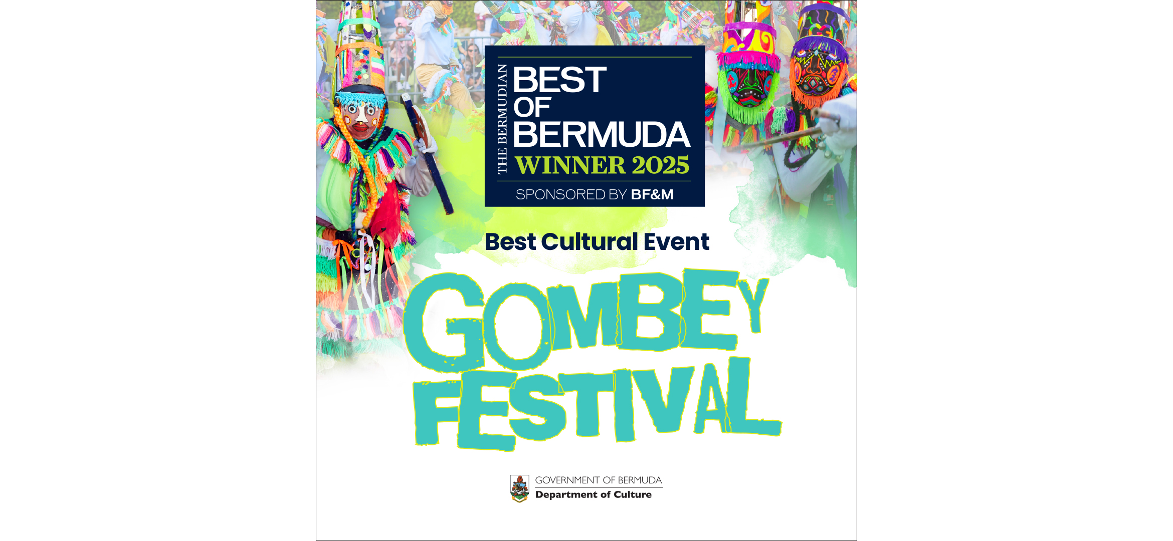 Gombey Festival Wins 2025 Best of Bermuda Award for Best Cultural Event