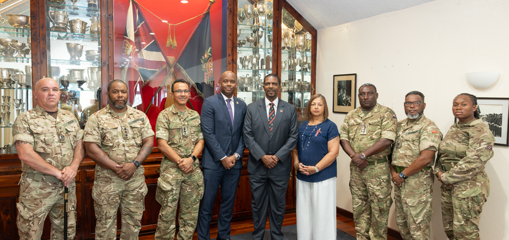 Minister Weeks Welcomes Turks and Caicos Officials at Warwick Camp