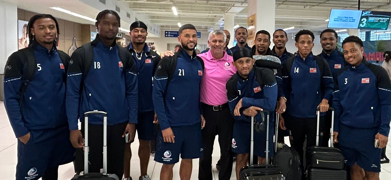 Minister Darrell Attends Bermuda vs. Curaçao World Cup Qualifier in Curaçao