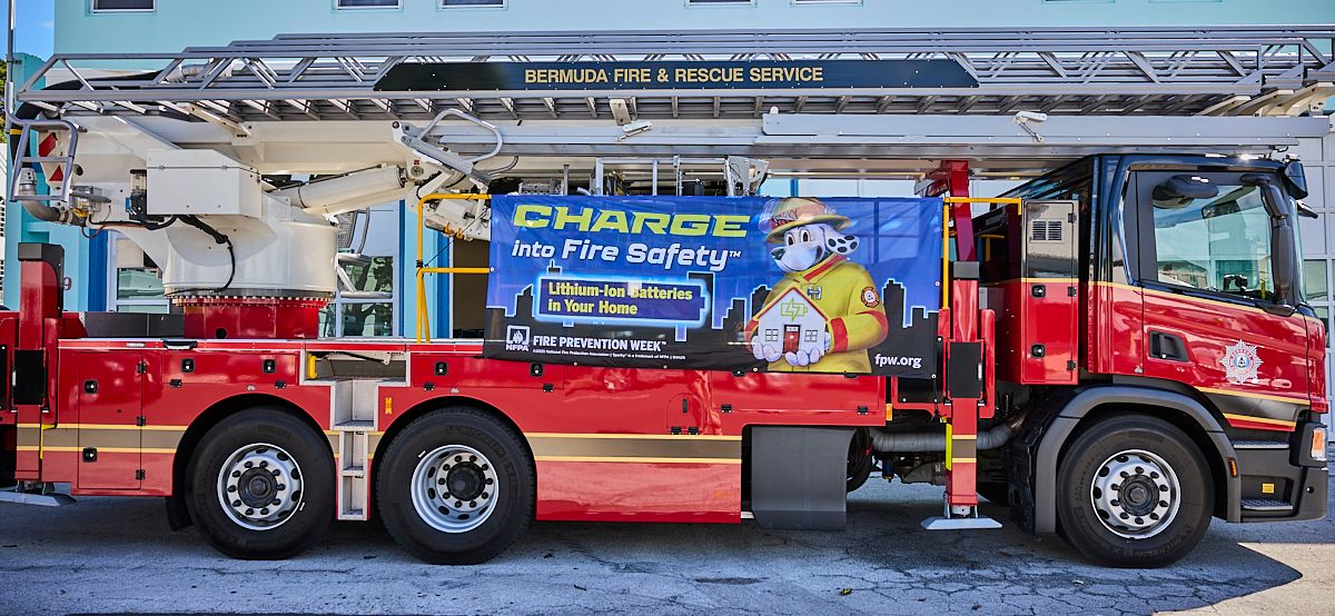 Remarks Officially Unveiling Fire Safety Awareness Week 2025 Hamilton Fire Station