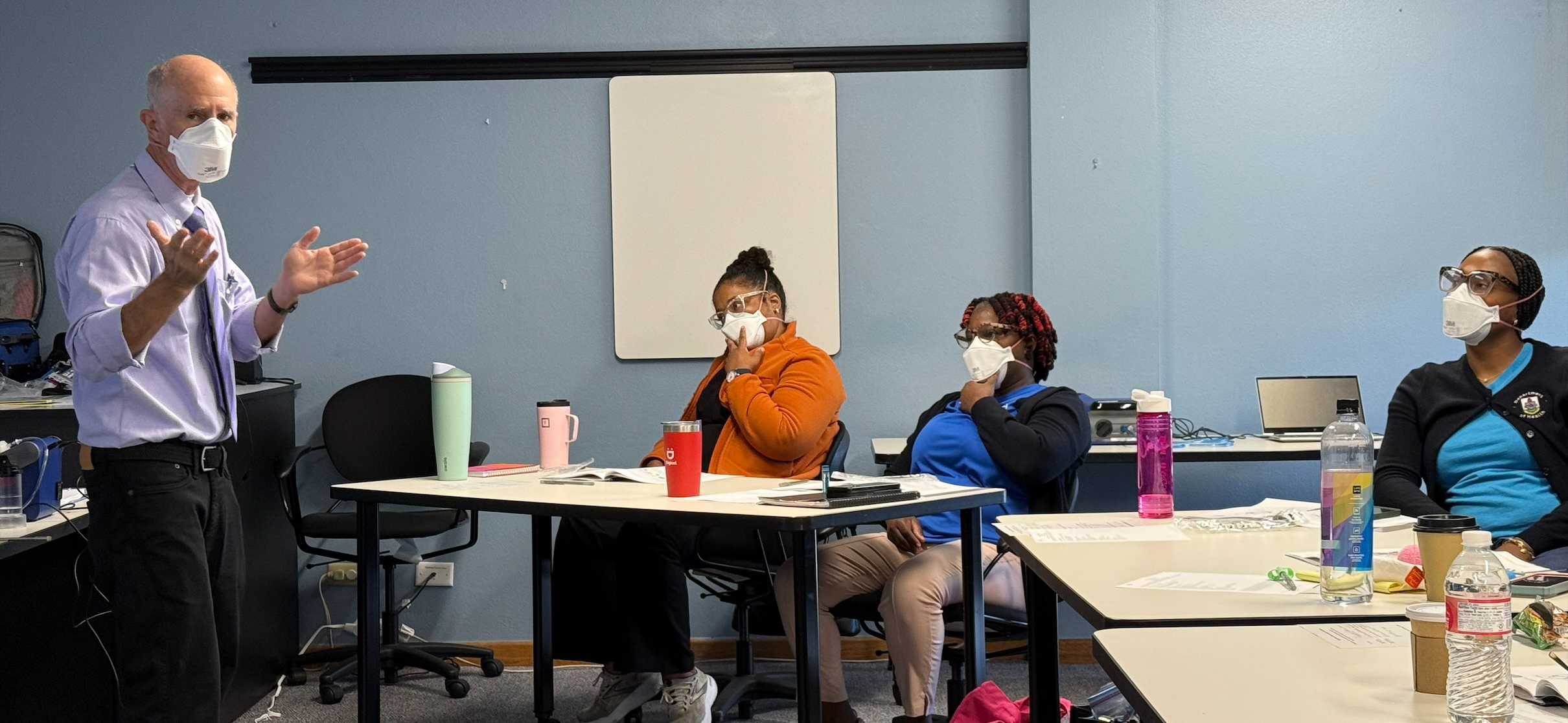 Department of Health Applauds Dr. Roy McKay for Leading Respirator Fit Test Training