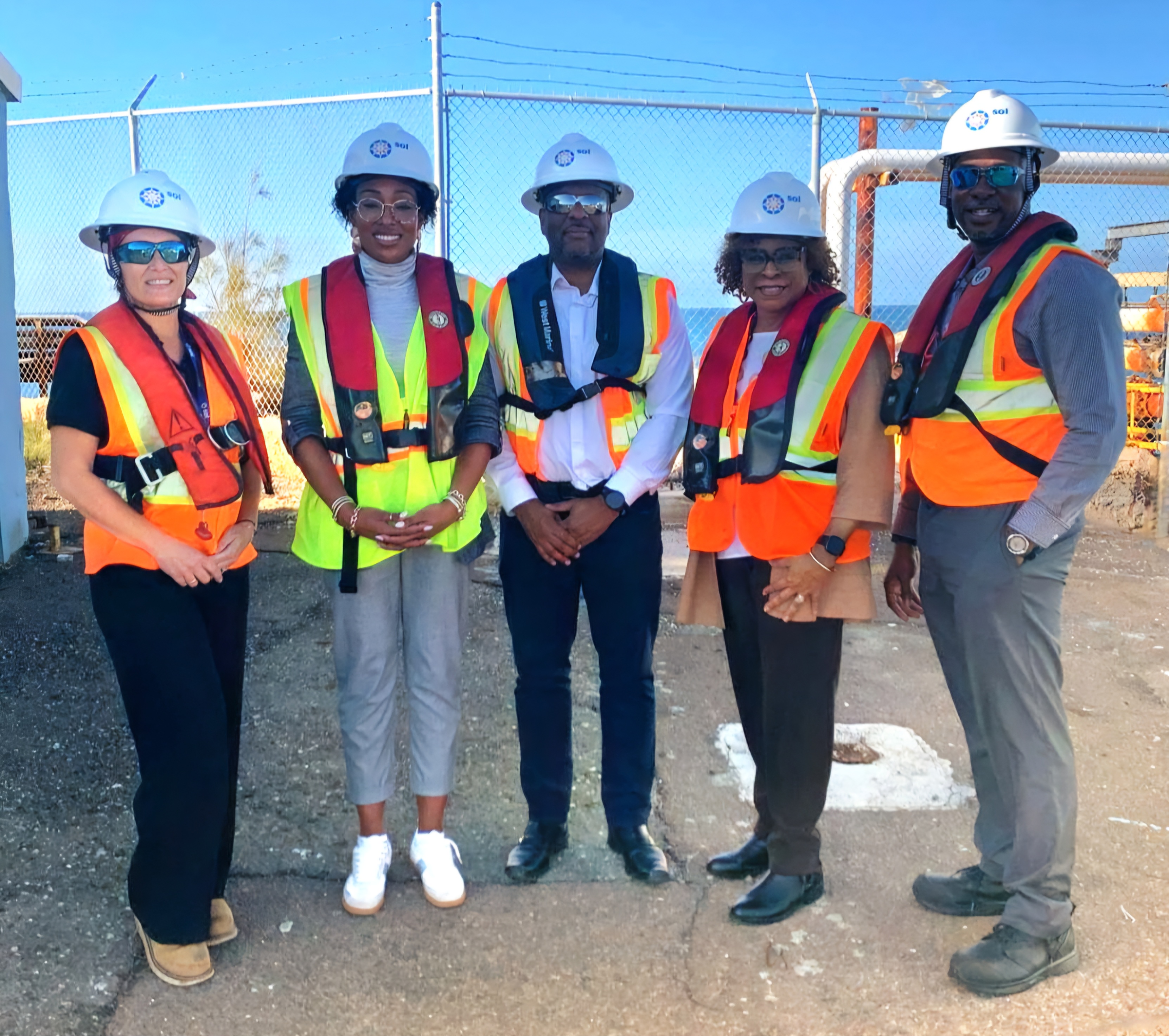 Minister of Home Affairs Conducts Site Visit at Sol Petroleum Bermuda