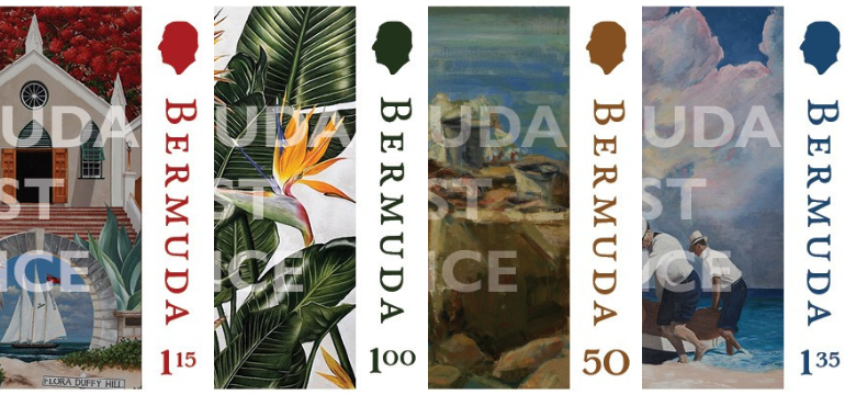 Bermuda Post Office Celebrates Bermuda Art with New Commemorative Stamp Issue