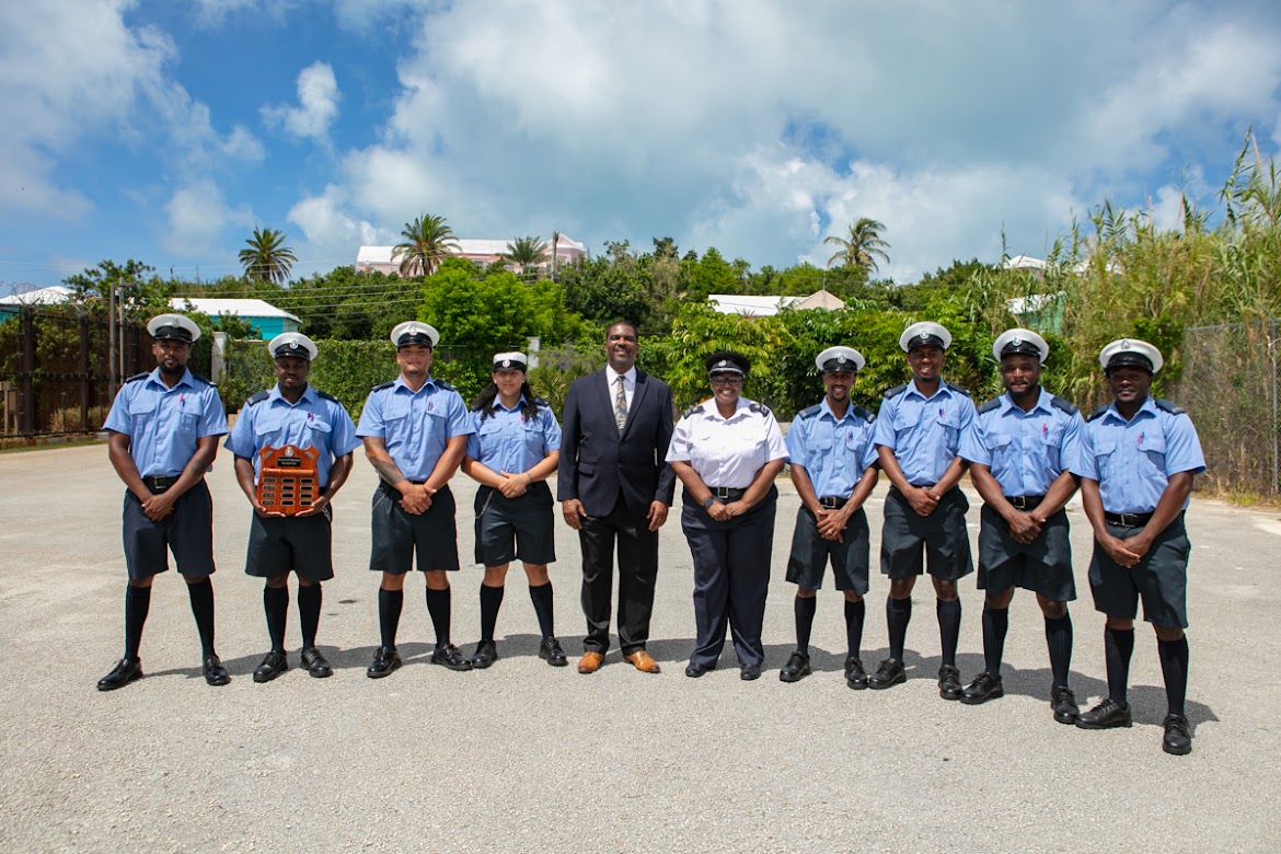 Minister Weeks Congratulates Eight New Corrections Officers