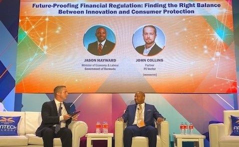 Minister Hayward Attends FinTech Islands Experience 2022