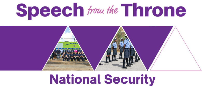 Ministry of National Security Throne Speech 2022 Initiatives