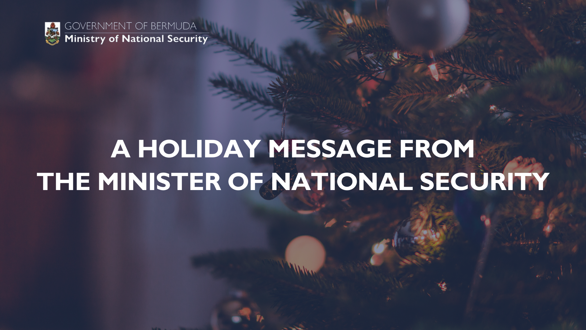 Minister of National Security Urges Responsible Celebration in Holiday Message
