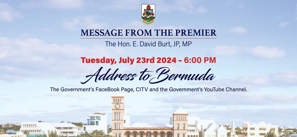 Premier David Burt - Address to Bermuda