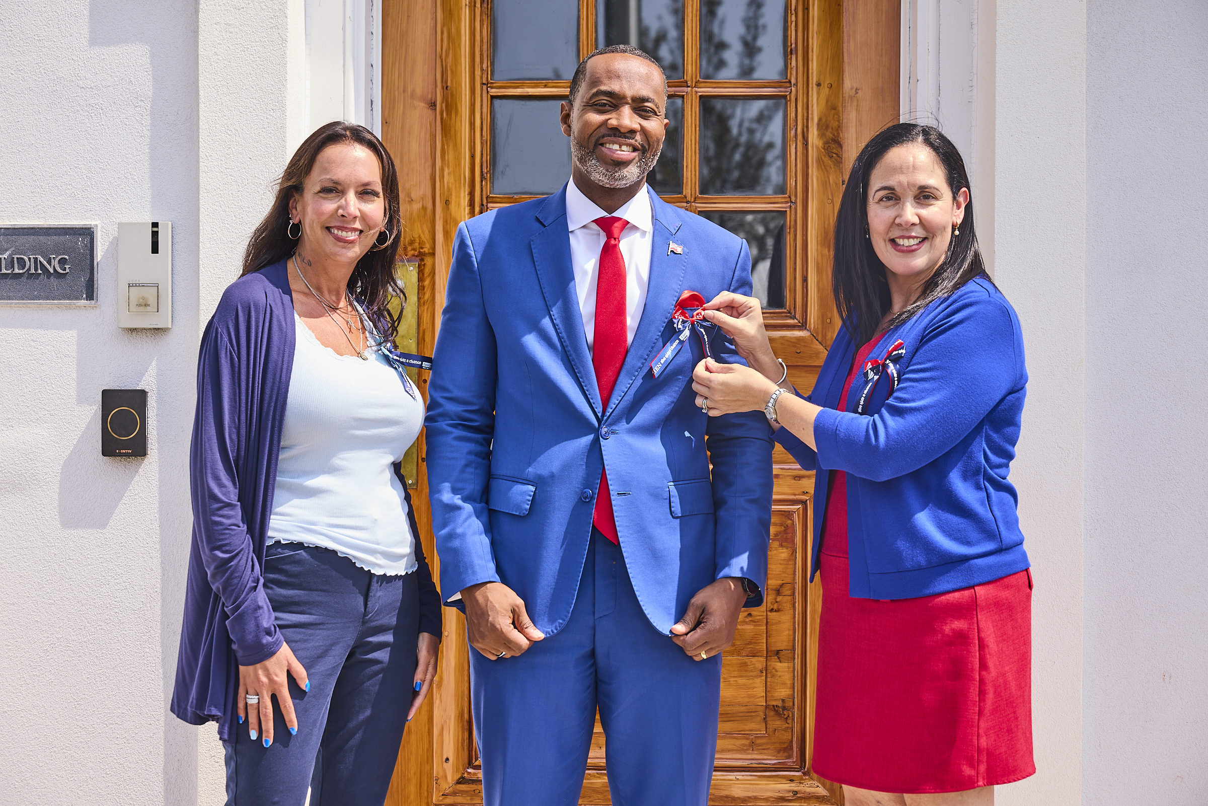 Premier Receives Family Centre's Annual Cup Match Ribbons