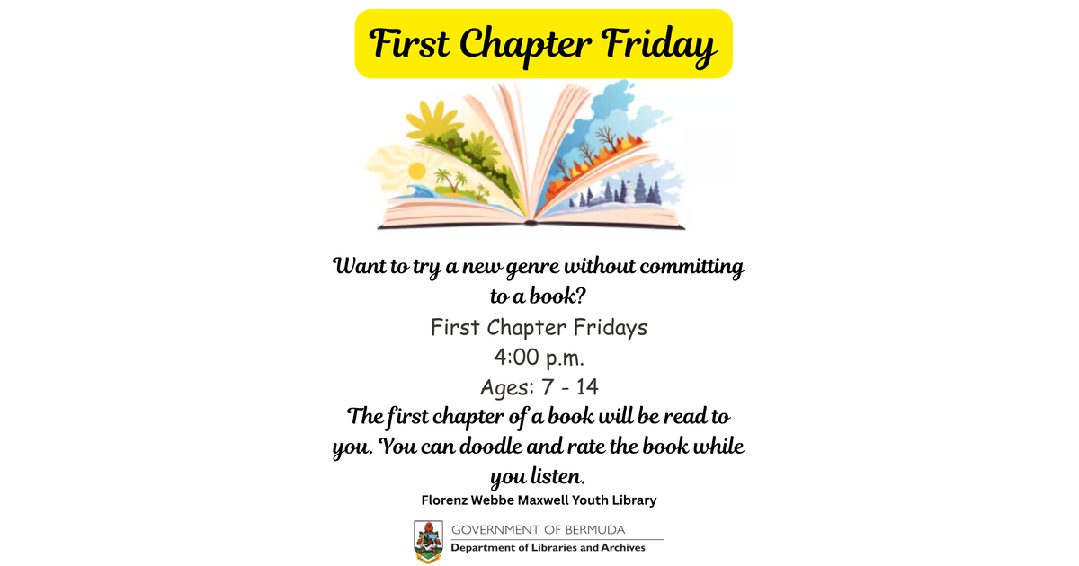 First Chapter Fridays