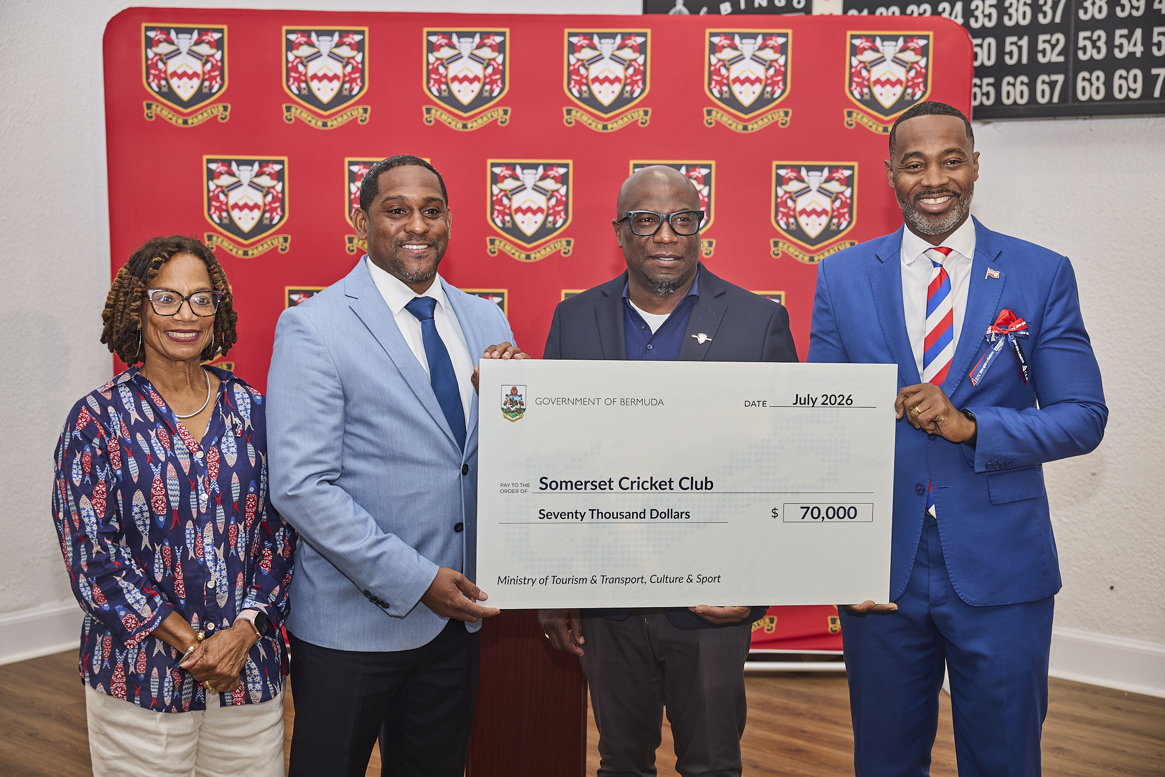 Government Continues Support for Cup Match with Contribution to Somerset Cricket Club